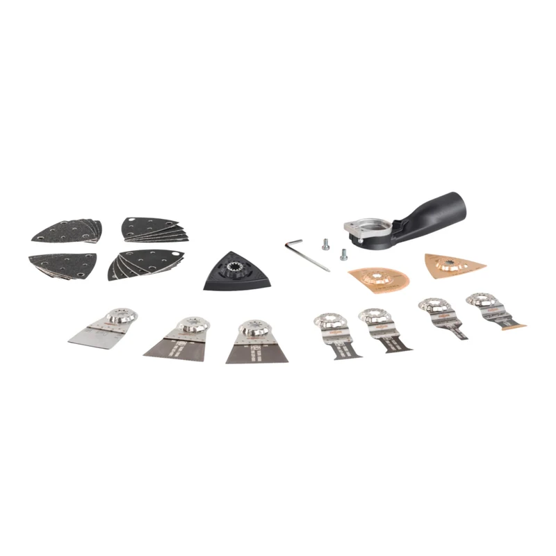 Fein Multimaster MM 500 Plus Top Multifunktionswerkzeug 350 W Starlock Plus ( 72296770000 ) + 31 tlg. Zubehör Set + L-Boxx