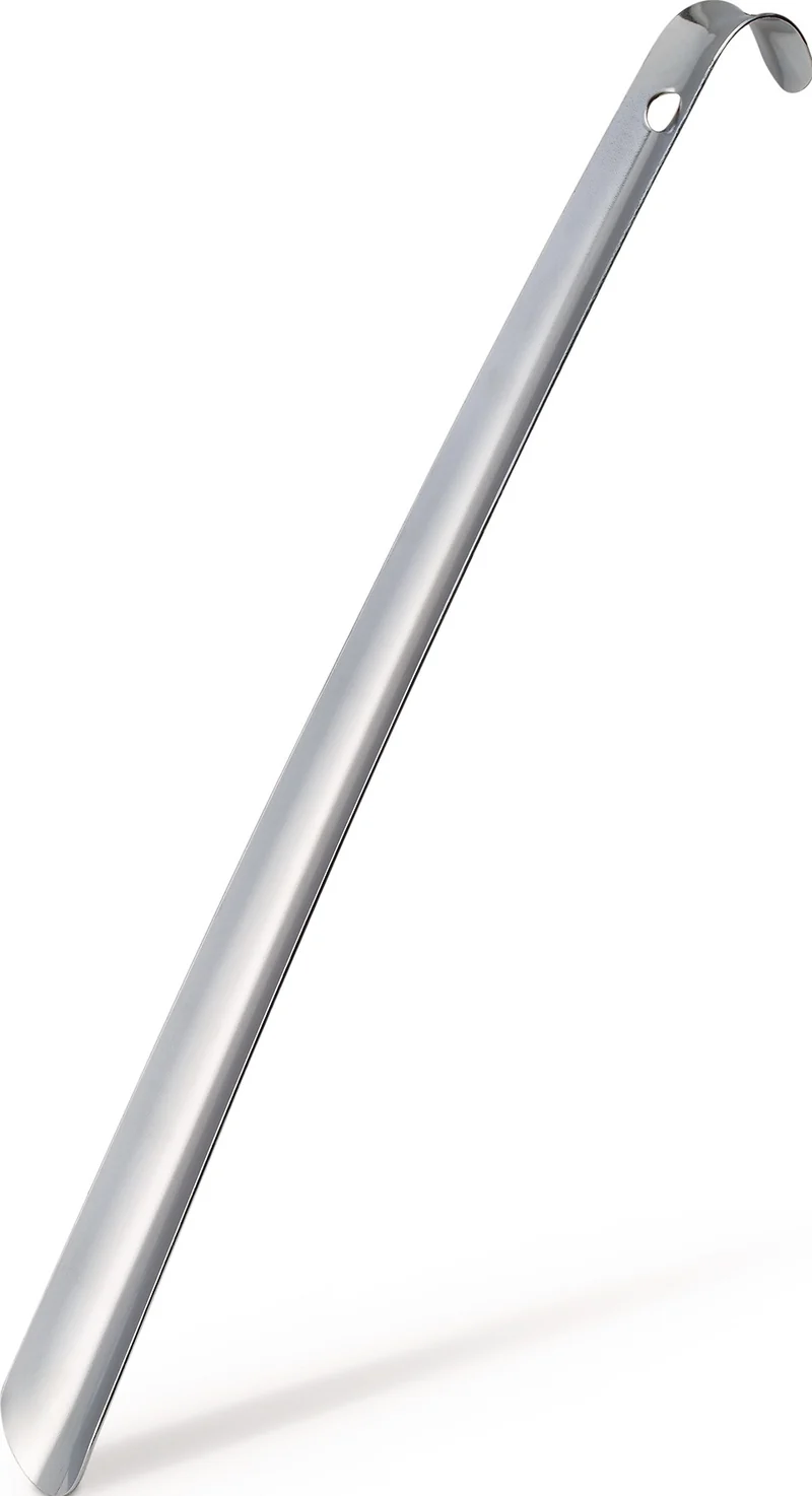COLLONIL Schuhlöffel 45 cm aus Metall – formstabiler Schuhanzieher