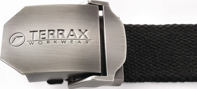TERRAX Gürtel 140 cm Schwarz mit Koppelschnalle – Justierbar & Kürzbar