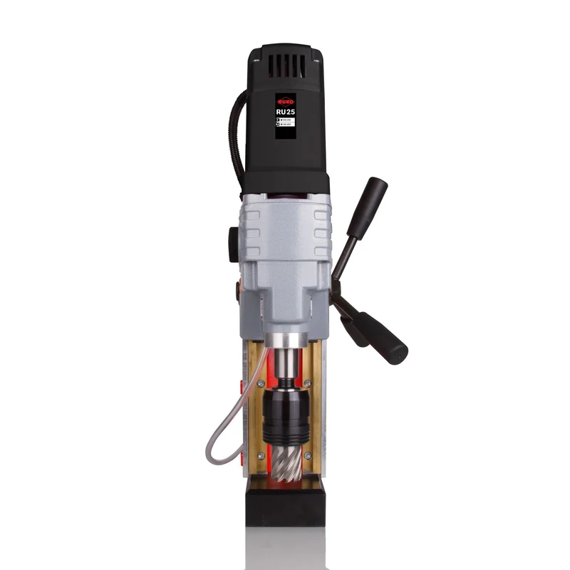 Kernbohrmaschine RU25 12-50 mm 1200 W RUKO – Magnetbohrmaschine mit 2-Gang-Getriebe und 16000 N Haltekraft