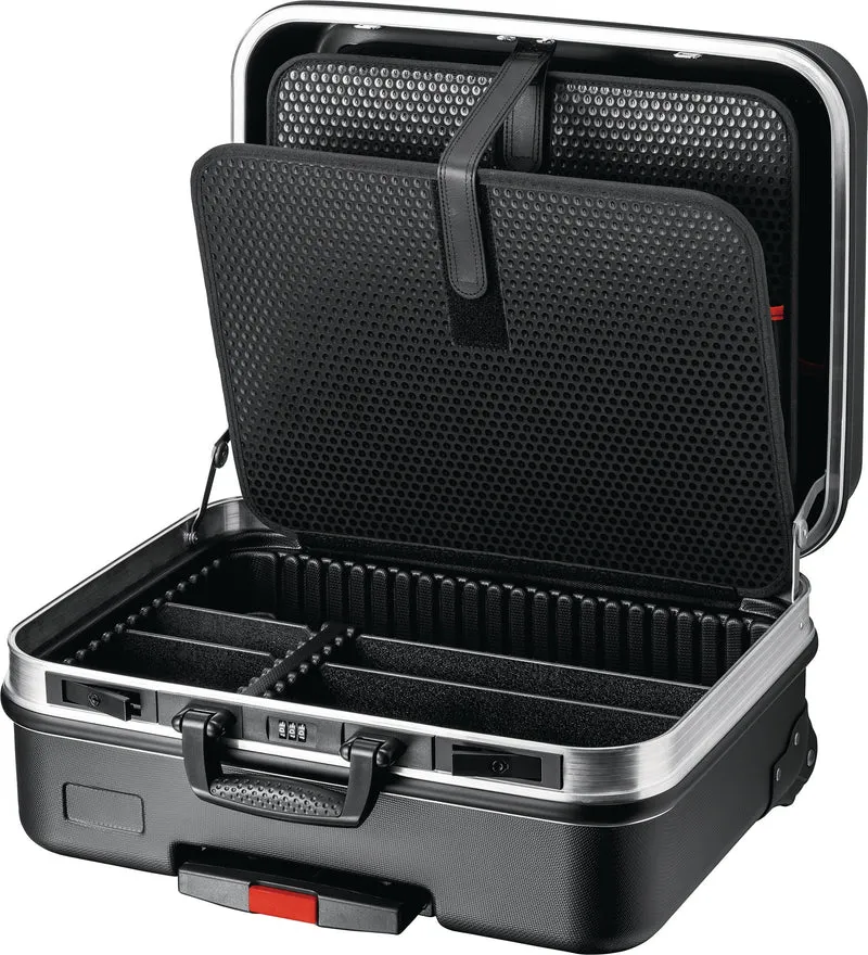 KNIPEX Werkzeugkoffer Big Basic Move Leerkoffer mit Trolly-Funktion und variabler Bestückung