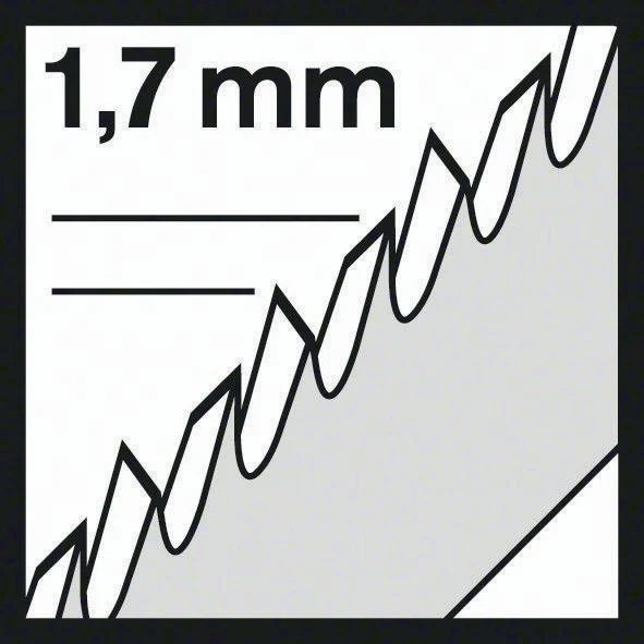 Bosch Stichsägeblatt T 101 AIF ( 4000837568 ) Gesamtlänge 100 mm BIM