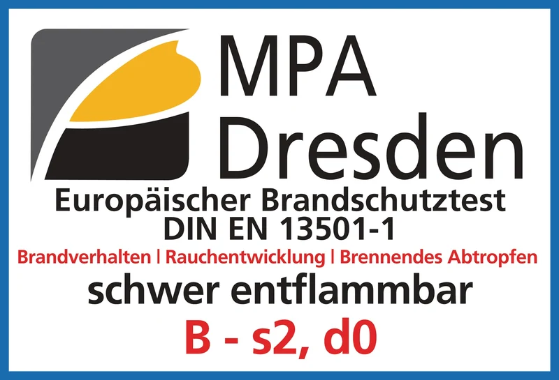 JUTEC Schweißervorhang 1400x1800 mm grau – Hitzeschutz bis 600 °C, E-Glasgewebe
