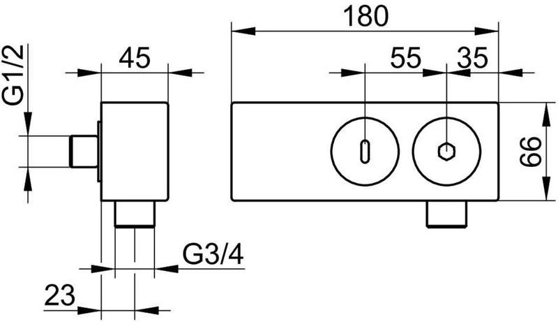 KEUCO Schlauchanschluss DN 20 p f al UP-Arm
