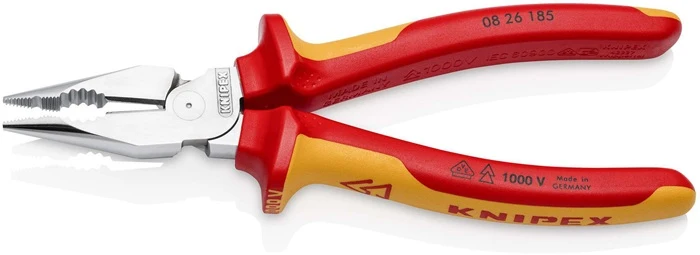 Knipex Spitzkombizange ( 8002875246 ) Länge 185 mm verchromt VDE