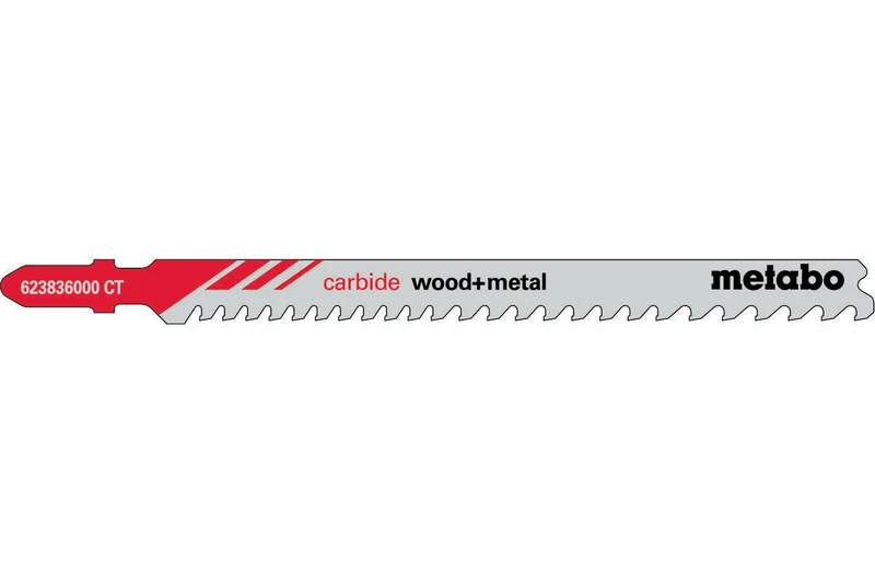 Metabo 3 Stichsägeblätter Zollcarbide wood + metal HM 108/3,5-5 mm – Hartmetallbestückt