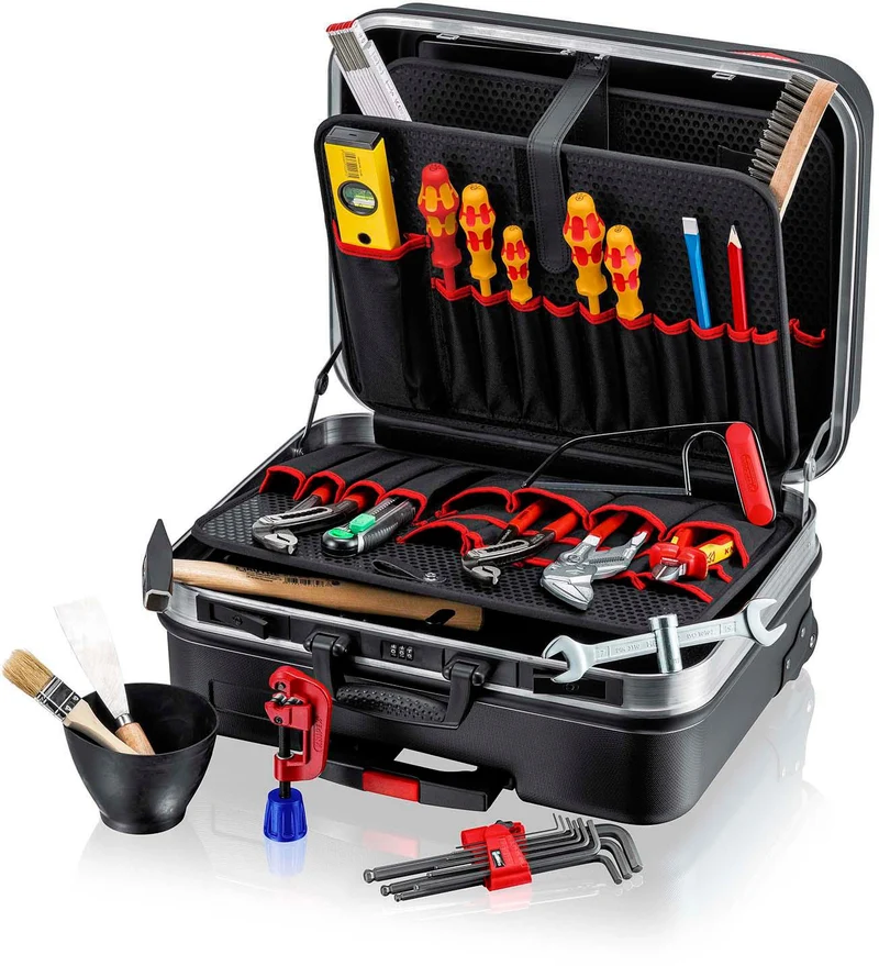 KNIPEX Werkzeugsortiment BIG Basic Move Sanitär 31-teilig im Hartschalenkoffer