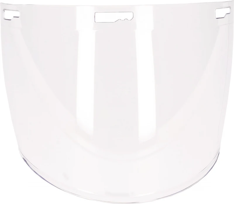 PRO FIT D!-Rock Gesichtsschutzvisier Polycarbonat klar – DIN EN 166/170, 2 mm Scheibe, ohne Helmhalterung