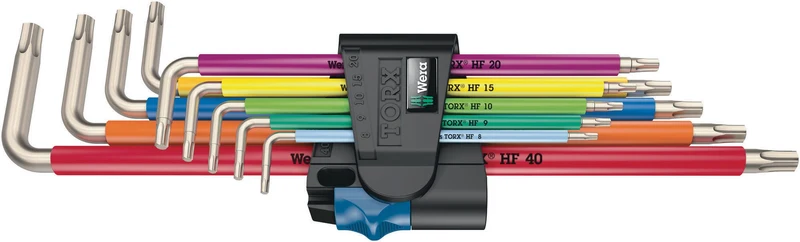 WERA Winkelschlüsselsatz 3967/9 TX SXL Multicolour HF Stainless 1 9teilig Edelstahl