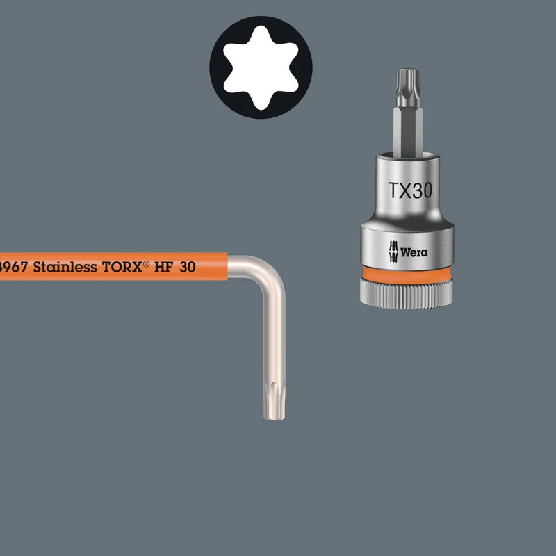 WERA Winkelschlüsselsatz 3967/9 TX SXL Multicolour HF Stainless 1 9teilig Edelstahl