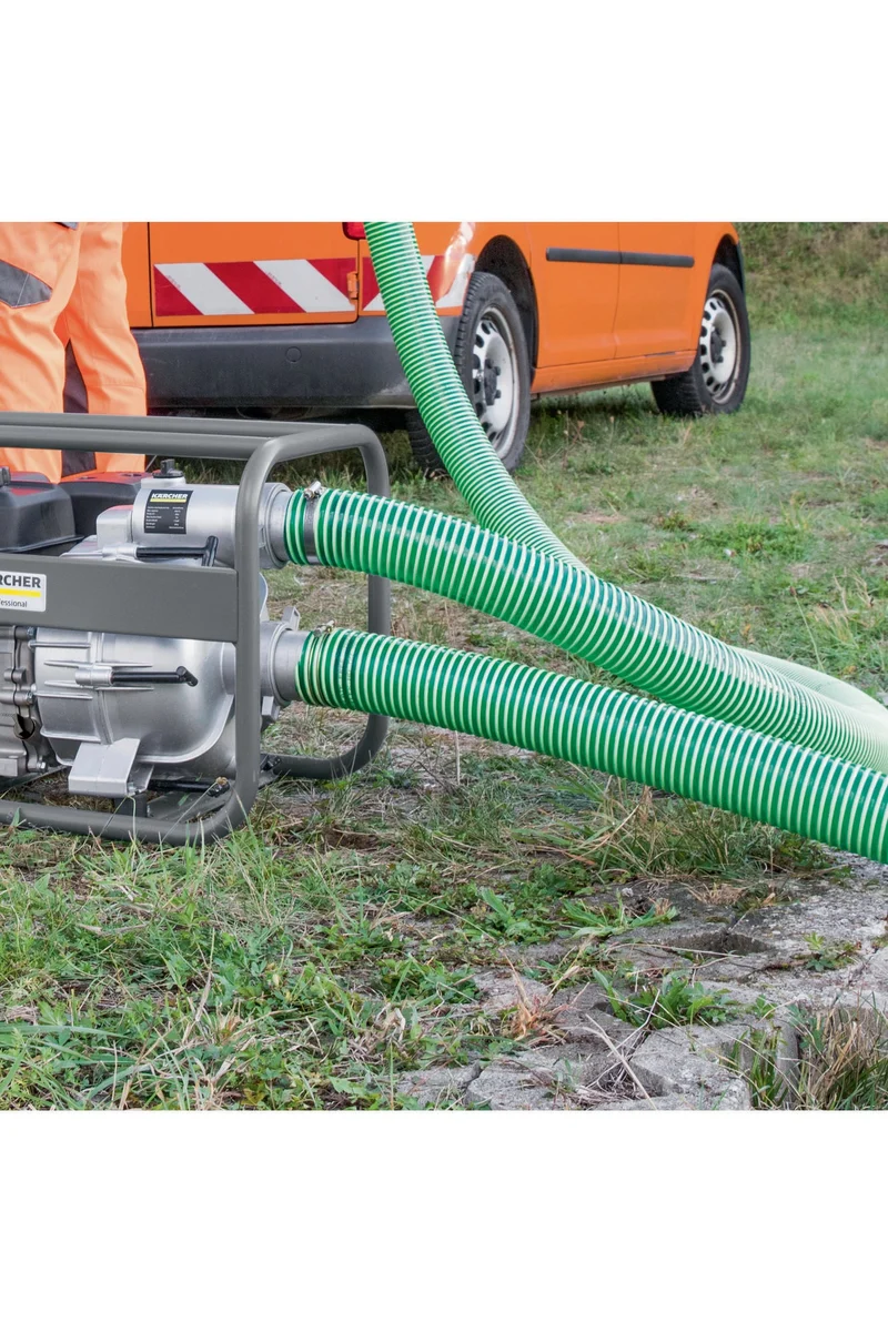 KÄRCHER Ablaufschlauch DN 75 mm grün 10 m – PVC Schmutzwasserschlauch