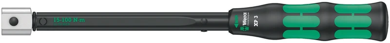 WERA Drehmomentschlüssel Click-Torque XP 3, 9x12 mm, 15-100 Nm, voreingestellt