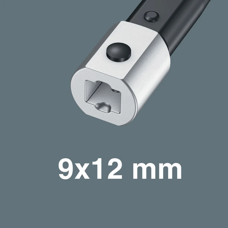 WERA Drehmomentschlüssel Click-Torque XP 3, 9x12 mm, 15-100 Nm, voreingestellt