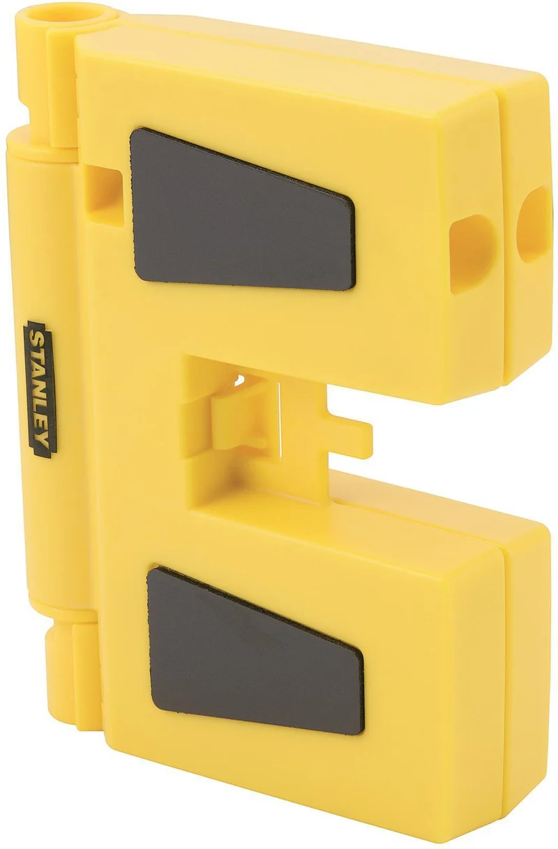 Stanley Pfostenwasserwaage 18 cm – zusammenfaltbar, mit Magneten und 3 Röhrenlibellen