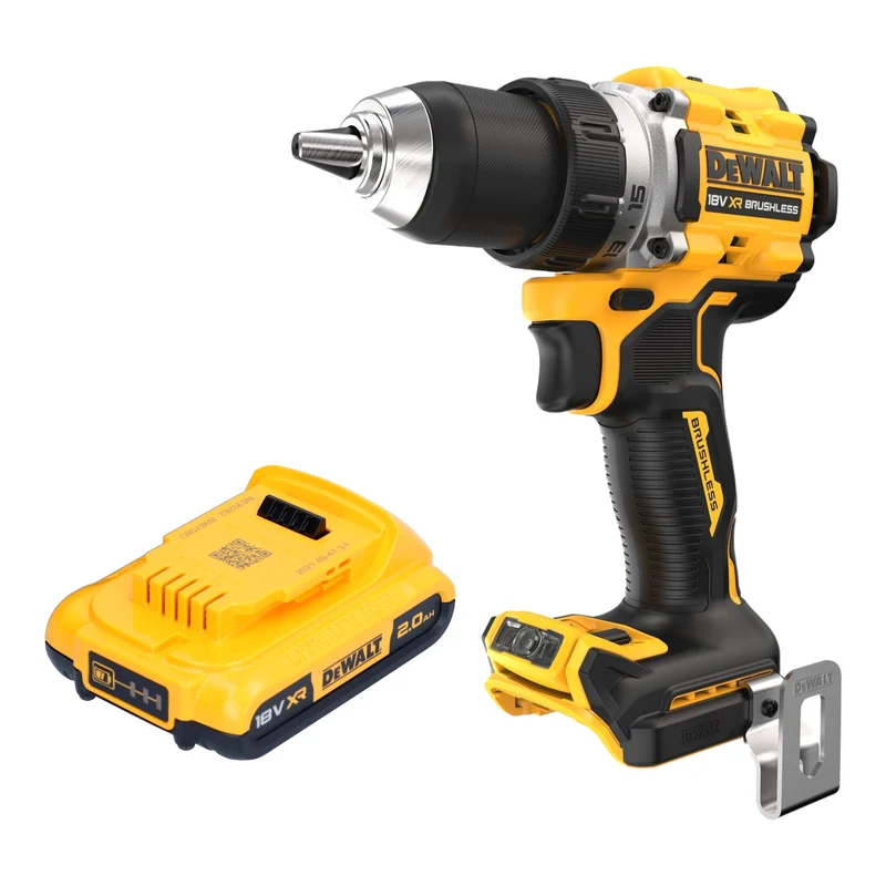 DeWalt DCD 800 N Akku Bohrschrauber 18 V 90 Nm Brushless + 1x Akku 2,0 Ah - ohne Ladegerät