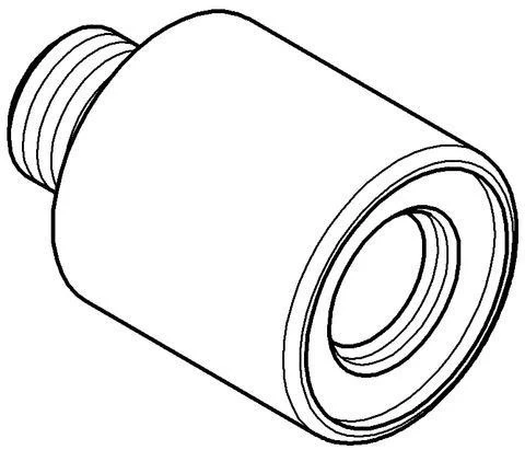GROHE Verlängerung 36316 40 mm für Euroeco CT Selbstschluss-Wandventil – Chrom