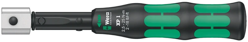 Wera Drehmomentschlüssel Click-Torque XP 1, 9x12mm, 2,5-25 Nm, voreinstellbar