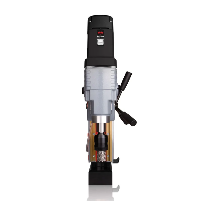 Kernbohrmaschine RU40 12-80 mm 1800 W RUKO – 4-Gang-Getriebe & 20.000 N Magnethaltekraft