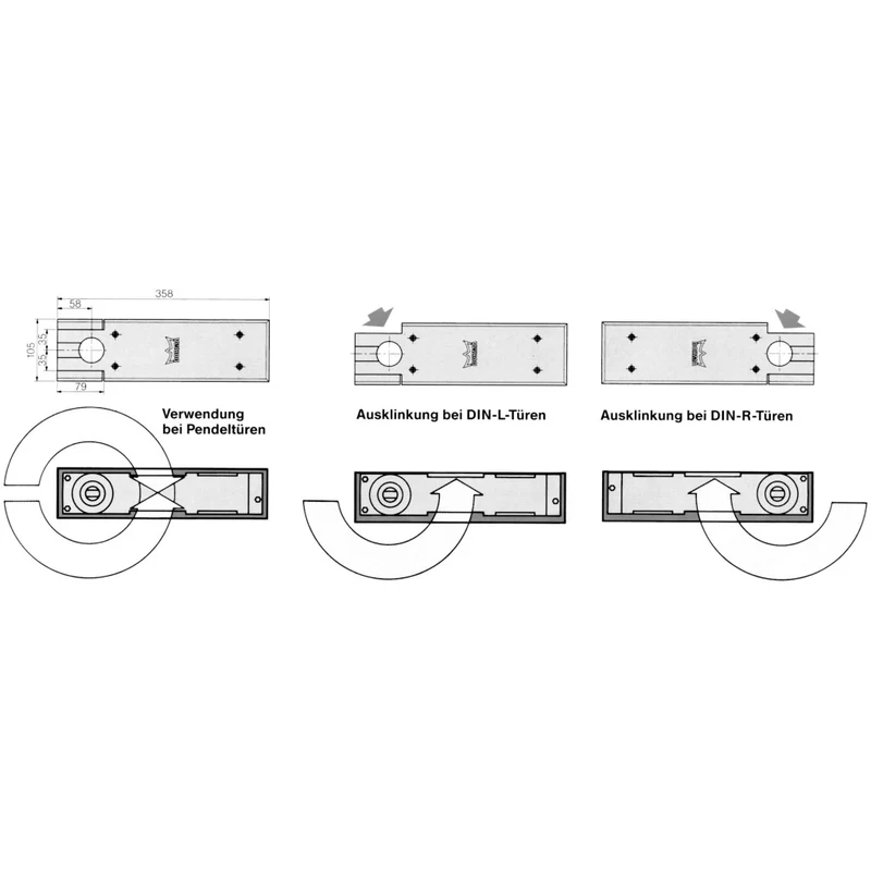 Deckplatte für BTS 80