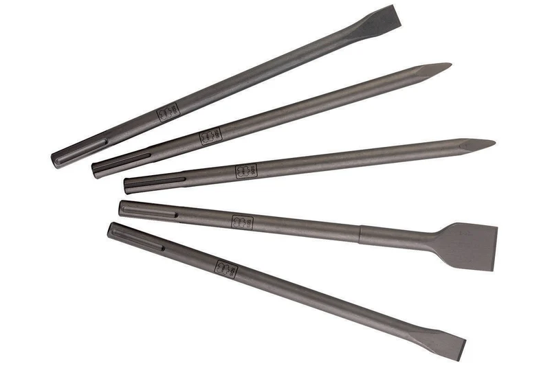 Meißelsatz SDS-max 5-teilig von METABO – 2 Spitz-, 2 Flach- und 1 Breitmeißel