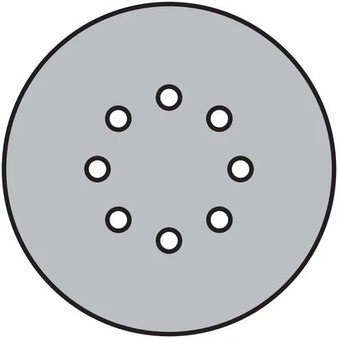Klingspor Haftschleifscheibe PS 22 K ( 8000352085 ) GLS 2 150 mm Körnung 40 Lochanzahl 8