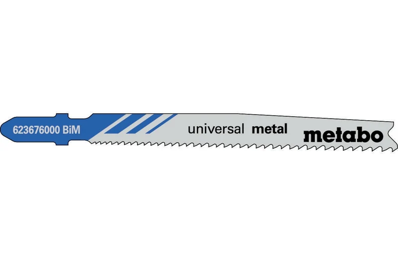 Metabo Stichsägeblätter universal metal Nutz-L.74mm Zahnt. progressiv BiM gefr. geschr.