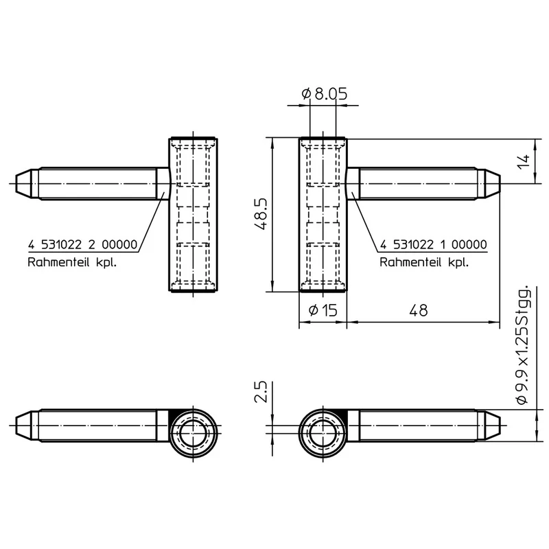 Rahmenteil V4300WF