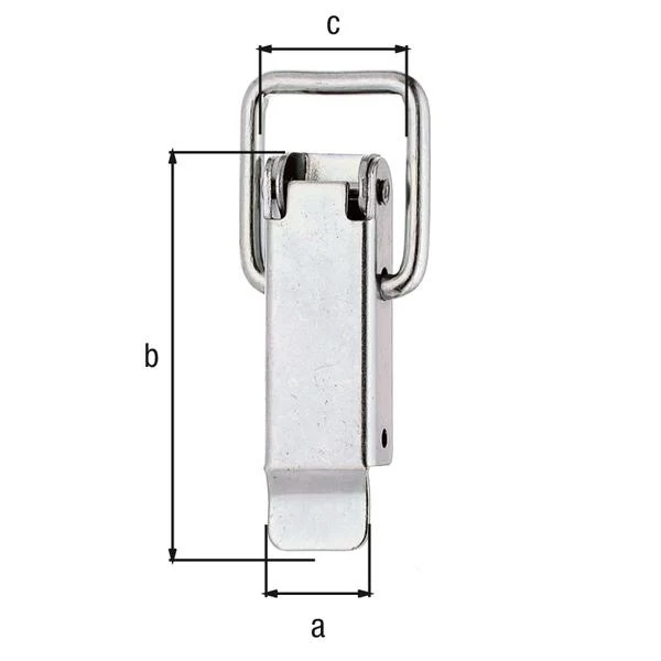 GAH Alberts Kistenverschluss ( 8002724939 ) Höhe 61 mm Breite 18 mm Stahl 50 Stück