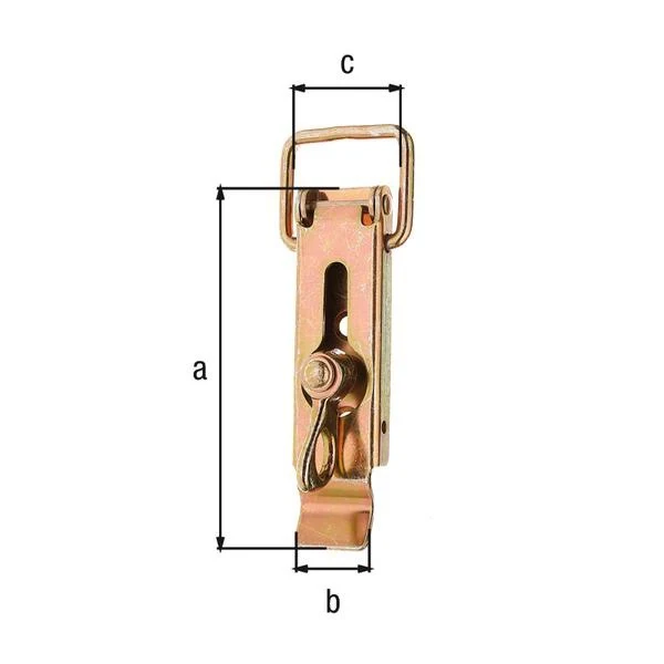 GAH Alberts Kistenverschluss ( 8002424322 ) Höhe 93 mm Breite 30 mm 25 Stück