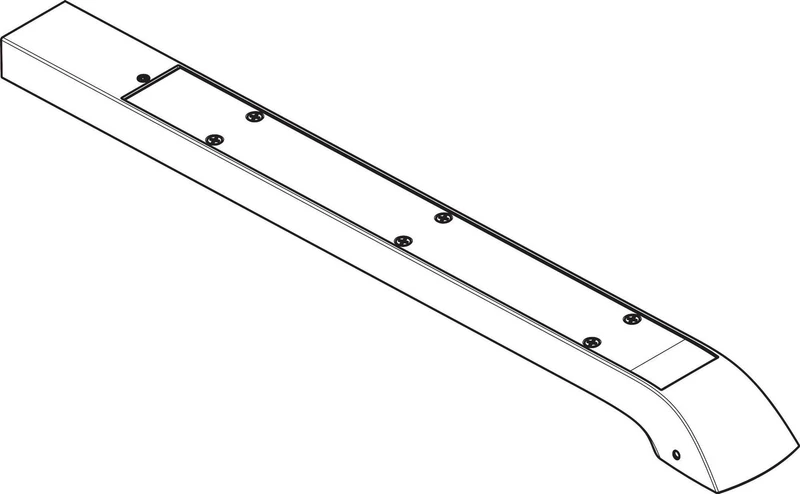 Hansgrohe Brausearm 390 mm Raindance Select E 300 Kopfbrause chrom – Ausladung 390 mm