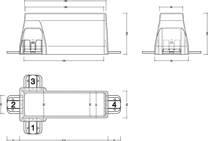 GFS Fluchttürhaube Typ K ( 3000250552 ) Sicherung von Türdrückern