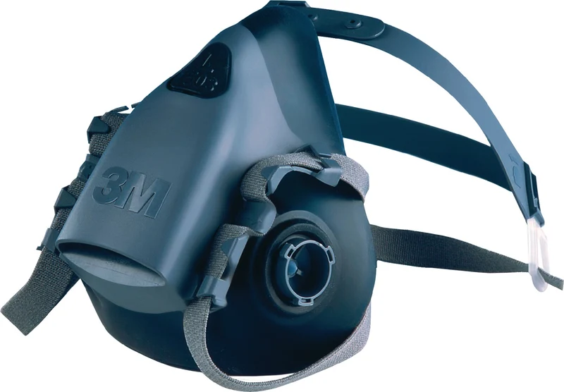 3M Atemschutzhalbmaske 7502 Serie 7500 EN 140 ohne Filter Gr. M – Silikon, Cool-Flow-Ventil