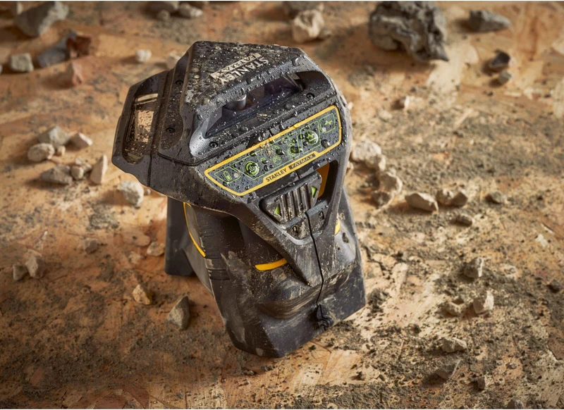 STANLEY Kreuzlinienlaser FatMax X3G – 3 x 360° Linien, ± 4° Selbstnivellierung, IP54