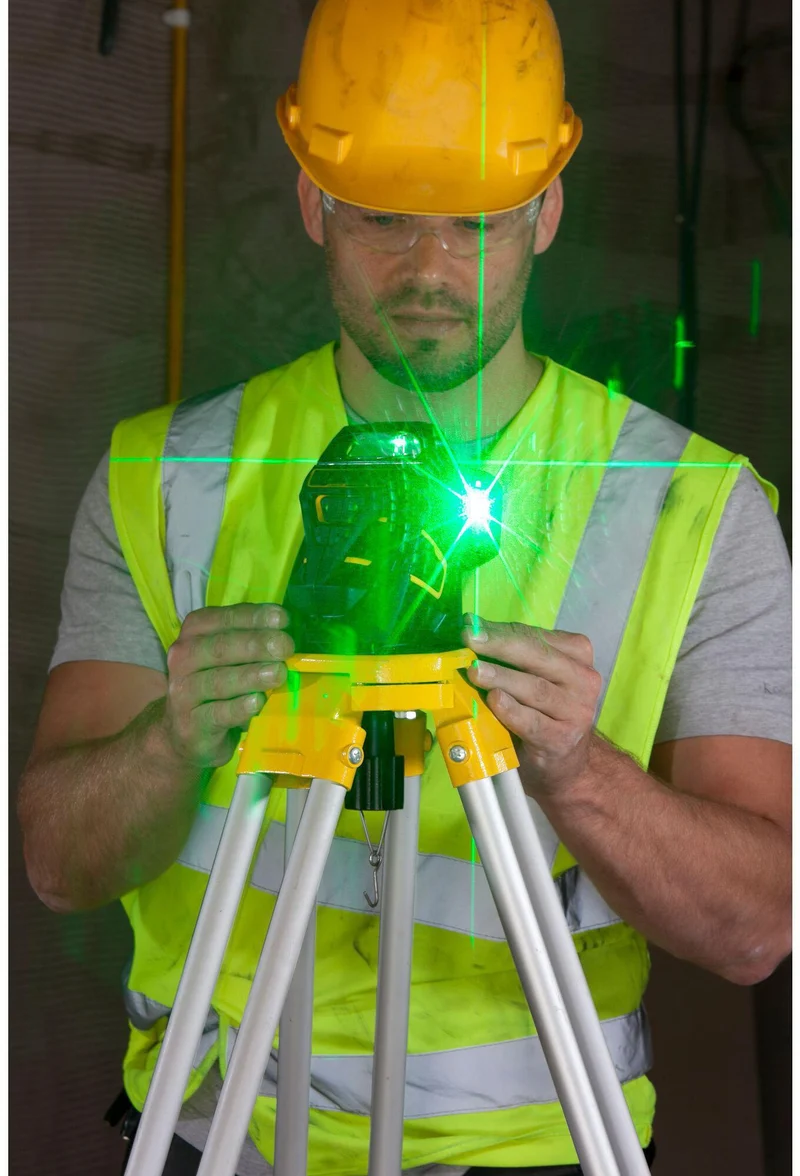 STANLEY Kreuzlinienlaser FatMax X3G – 3 x 360° Linien, ± 4° Selbstnivellierung, IP54