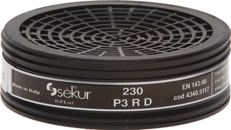 EKASTU Partikelfilter 230 EN 143 P3 für Polimask 230/GAMMA/Silikone