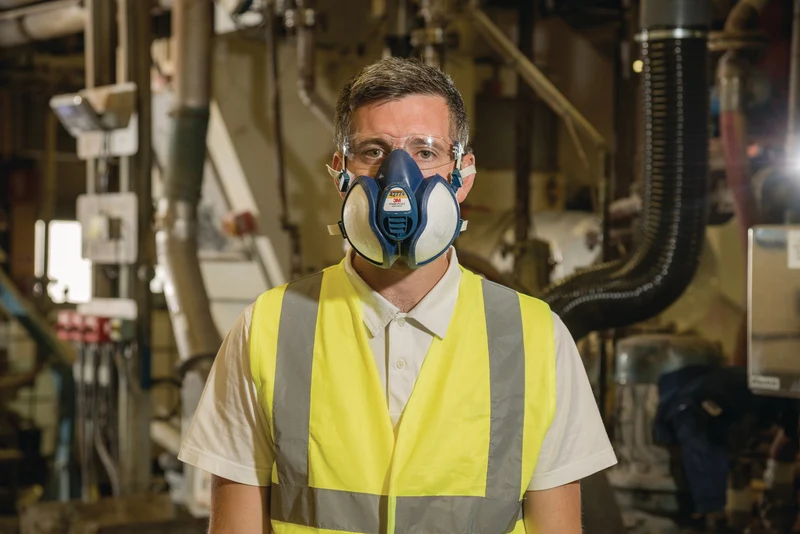 3M Atemschutzmaske 4279+ FFABEK1 P3 RD – Wartungsfreie Mehrweg-Halbmaske mit Ausatmungsventil