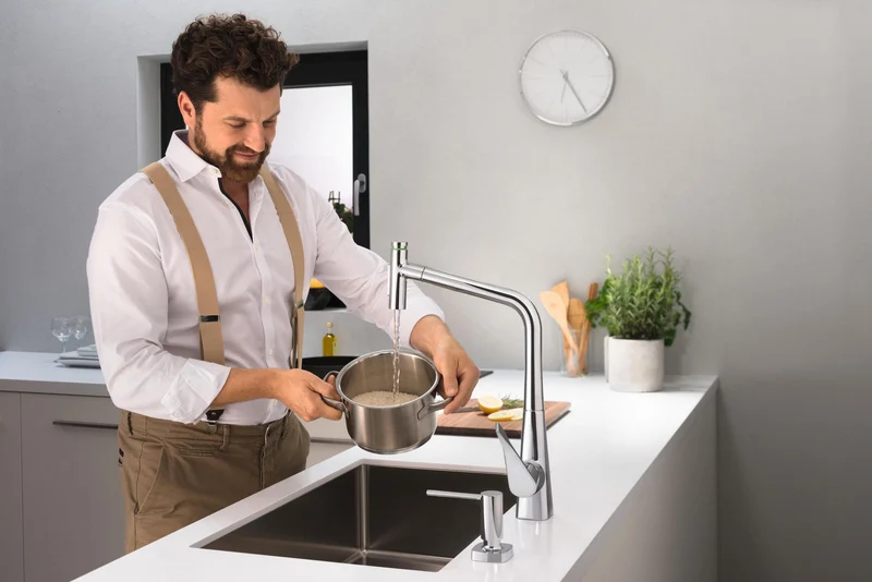 HANSGROHE Unterbauspüle S719-U660 Edelstahl 660 mm – Einzelbecken ohne Hahnloch