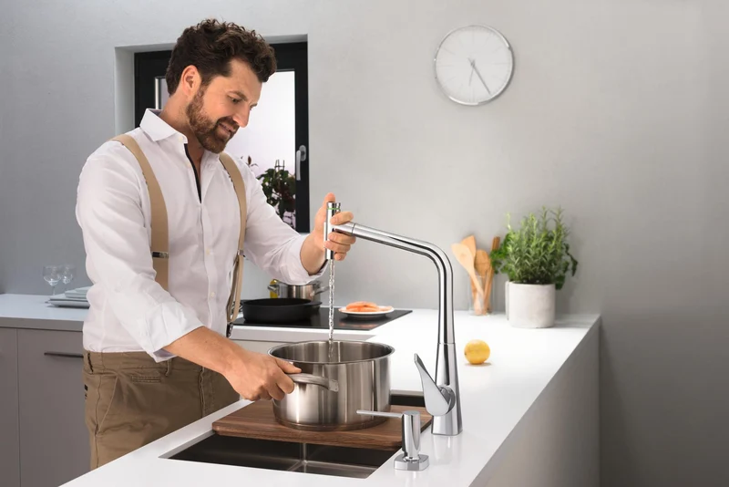 HANSGROHE Unterbauspüle S719-U660 Edelstahl 660 mm – Einzelbecken ohne Hahnloch