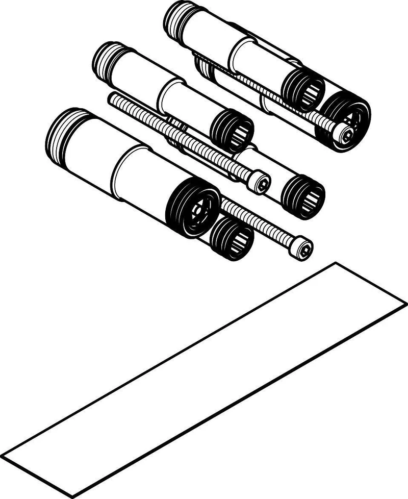 AXOR ONE Verlängerungsset 25 mm für Grundkörper – Thermomodul UP, chrom