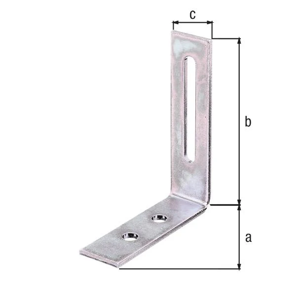 GAH Alberts Verstellwinkel ( 8001552191 ) Länge 65 x 80 mm Breite 20 mm galv. verz. dickschichtpassiviert 25 Stück