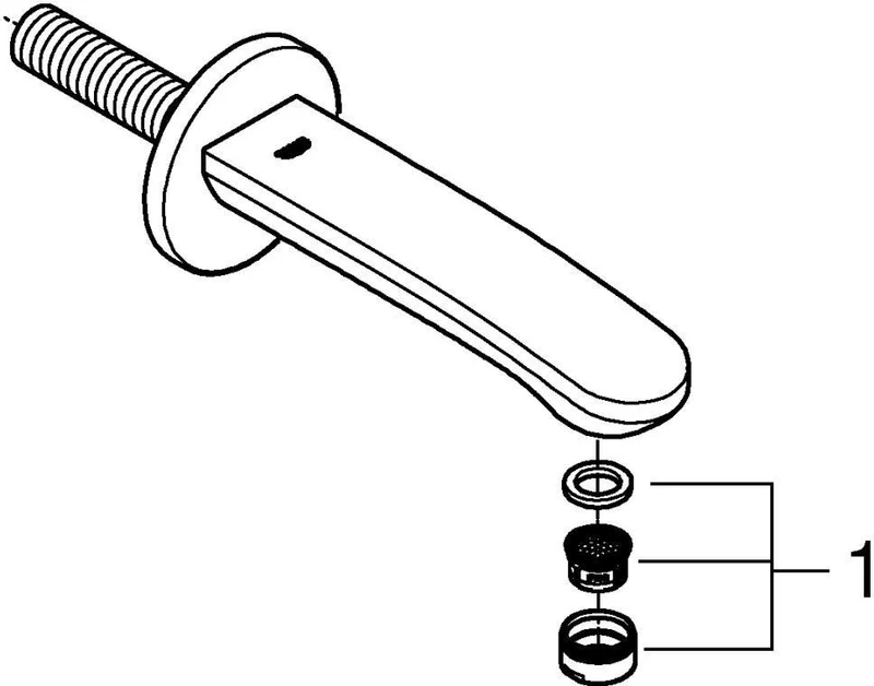 GROHE Eurostyle Cosmopolitan Wanneneinlauf Wandmontage 170 mm Chrom mit Mousseur