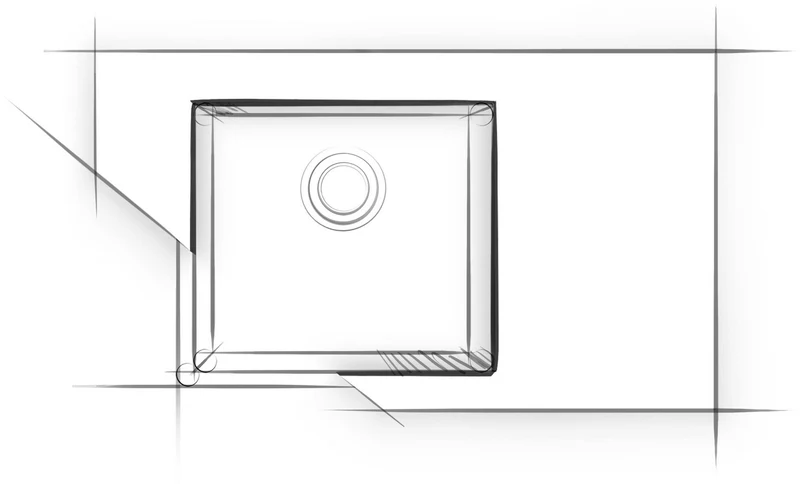 HANSGROHE Unterbauspüle 450 S719-U450 aus Edelstahl für 60 cm Unterschränke