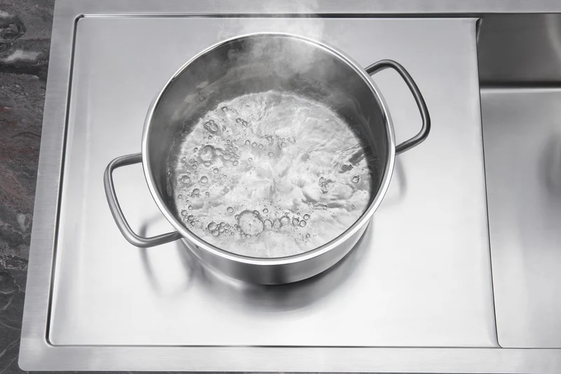 HANSGROHE S71 Einbauspüle 450 mit Abtropffläche, Edelstahl, Becken rechts