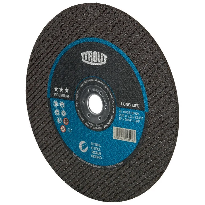 Tyrolit Trennscheibe PREMIUM LONGLIFE ( 4000845883 ) D125x2mm 41 F gerade Bohrung 22,23 mm