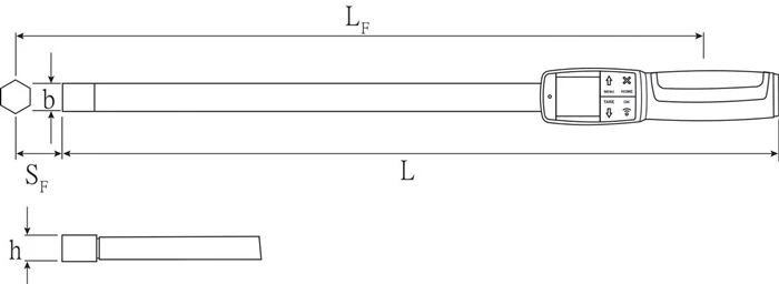 Stahlwille Drehwinkel-/Drehmomentschlüssel 714/10 ( 8000332363 ) 10 - 100 Nm