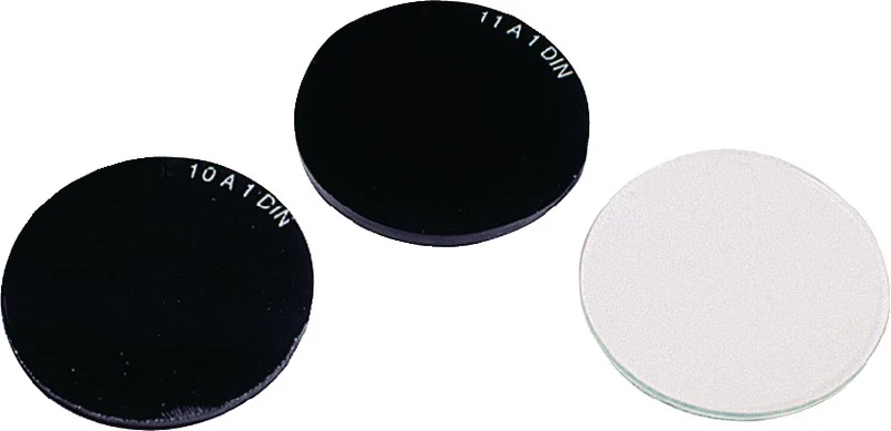 NORDWEST Ersatzscheiben Glas grün DIN 5 für Schweißerbrillen 4000 370 106 & 4000 370 120 – 50 Paar