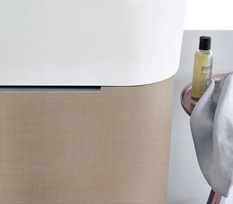 DURAVIT Möbelwaschtisch Happy D.2 800 mm mit WonderGliss, Überlauf & 1 Hahnloch – Weiß