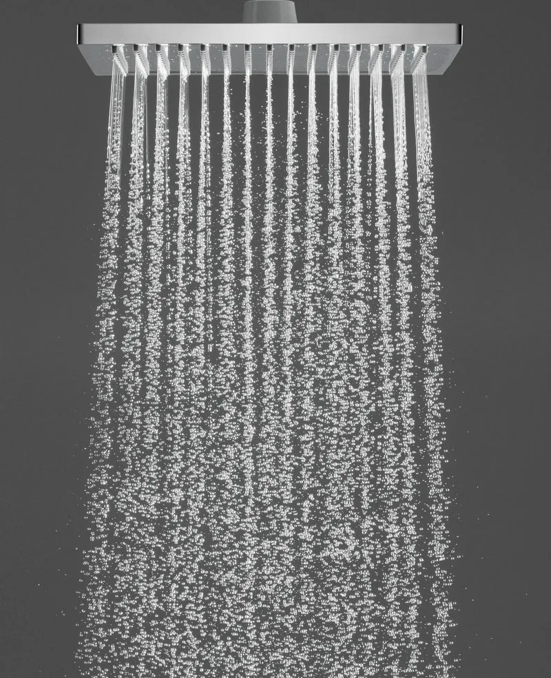 Hansgrohe Deckenanschluss CROMA SELECT E DN15 300 mm chrom – Messing, mit Rosette