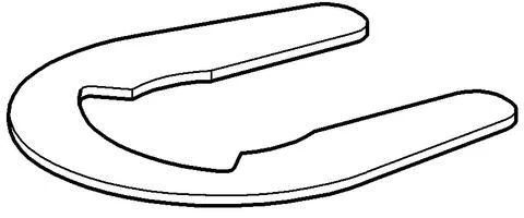 GROHE Sicherungsscheibe 43091 – 10 Stück Ersatzteil für Armaturen, Chrom