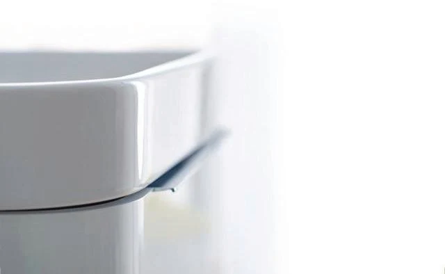 Duravit Möbelwaschtisch Happy D.2 650 mm mit Überlauf, Hahnlochbank und WonderGliss in Weiß
